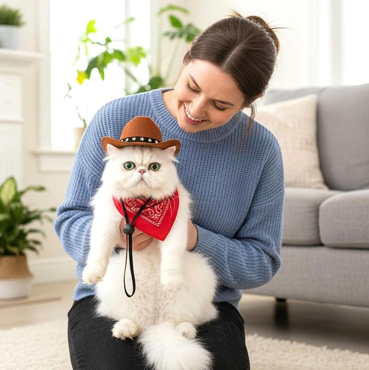 Cowboy Costume For Cats + Small Dogs