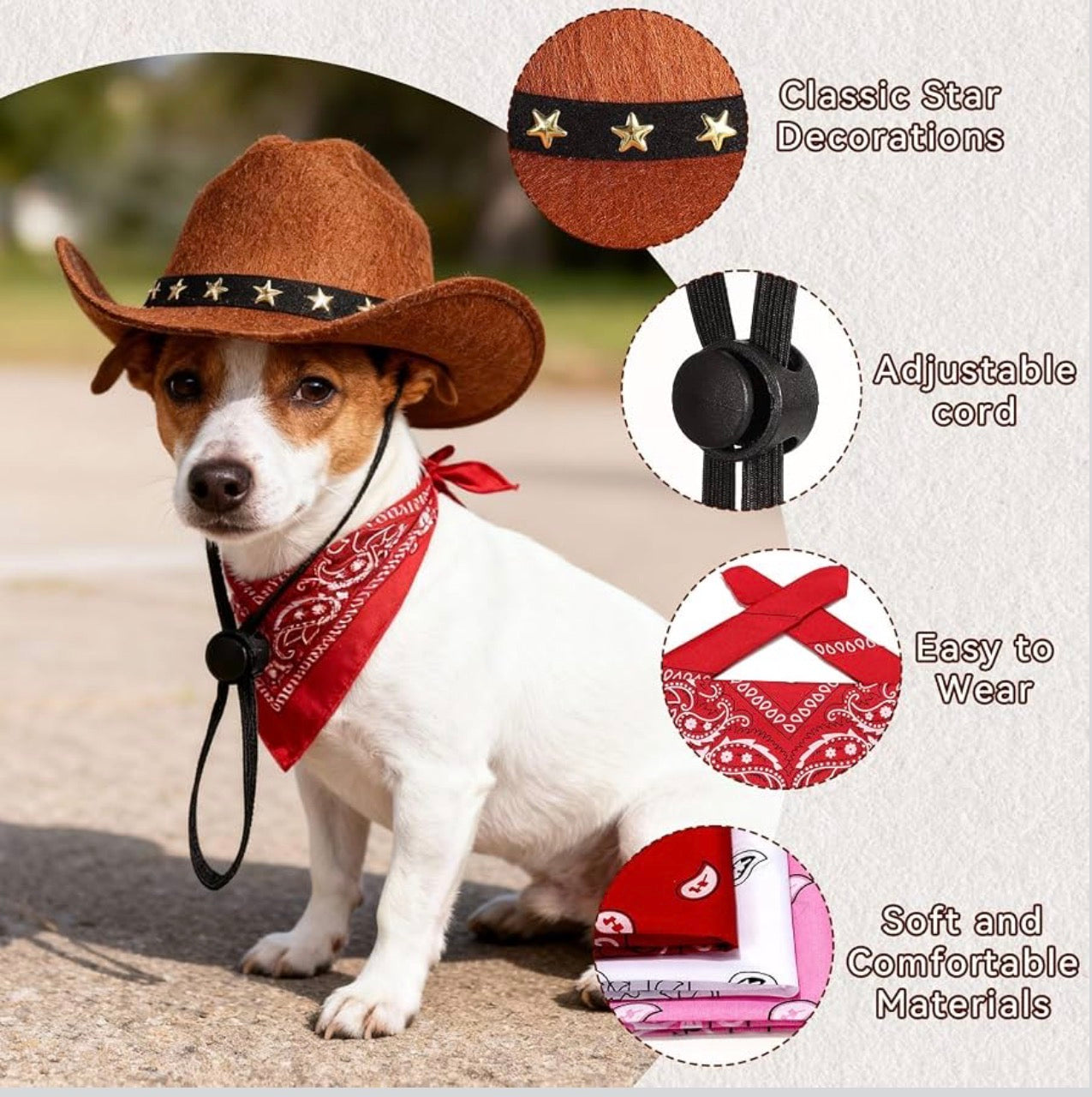 Cowboy Costume For Cats + Small Dogs