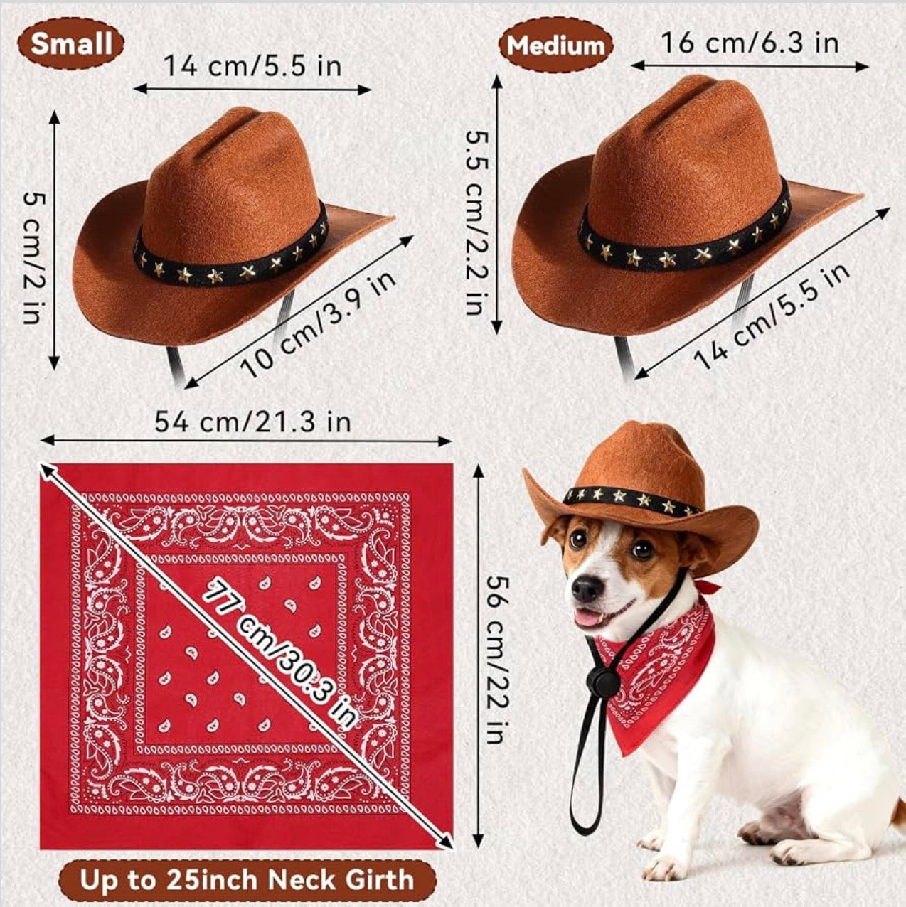 Cowboy Costume For Cats + Small Dogs